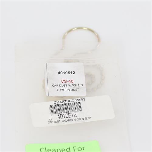 CAP DUST W/CHAIN OXYGEN DUST