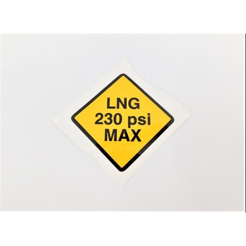 LNG 230PSI MAX