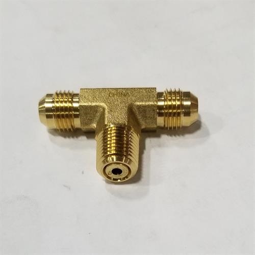 ORIFICE TEE BRS 3/8ODTX1/4MPT