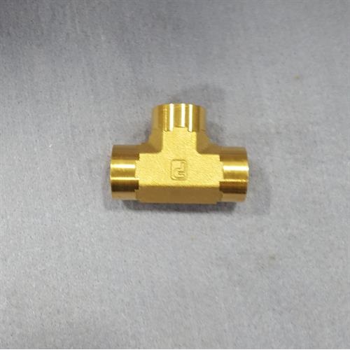 TEE FITTING  BRASS 3/8NPT