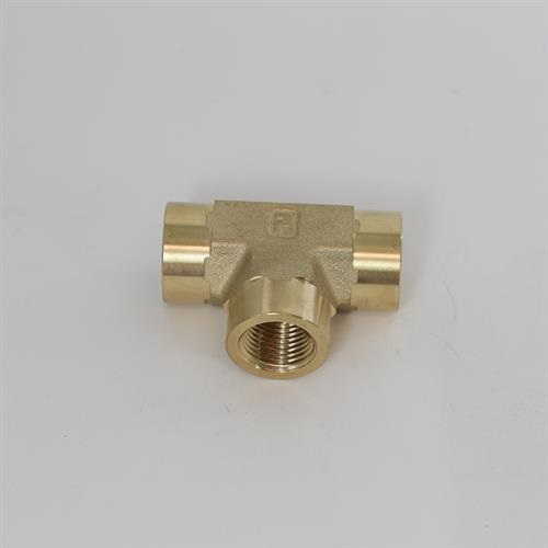 TEE FITTING  BRASS 3/8NPT