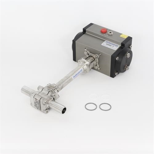 VALVE BALL SS 1/2NPS XBW W/ACT
